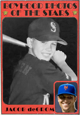 1972 Jacob deGrom (Boyhood Photos of the Stars)