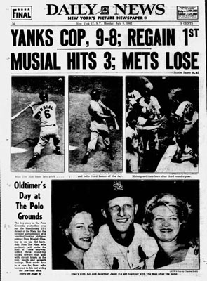 MUSIAL HITS 3; METS LOSE