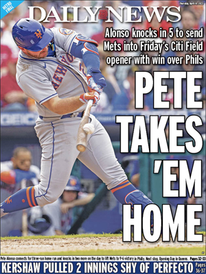 PETE TAKES 'EM HOME