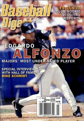 Baseball Digest EDGARDO ALFONZO